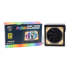 Qube Levin 2 750W RGB Fully Modular Gaming Power Supply - M23B010 - مزود طاقة