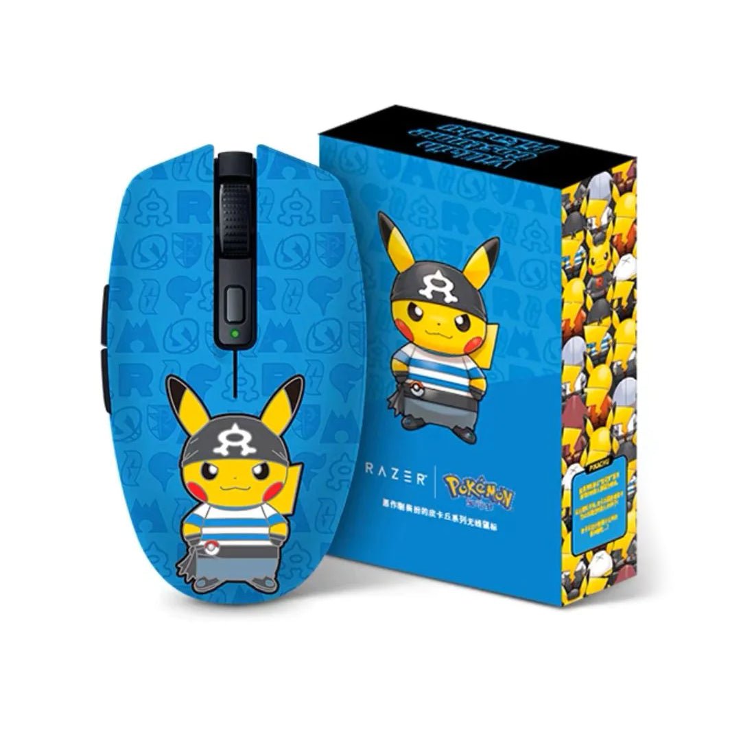 Razer X Pokémon Pikachu Doidle Wireless Gaming Mouse - Blue - فأrة Razer X Pokémon Pikachu Doidle Wireless Gaming Mouse - Blue - فأrة