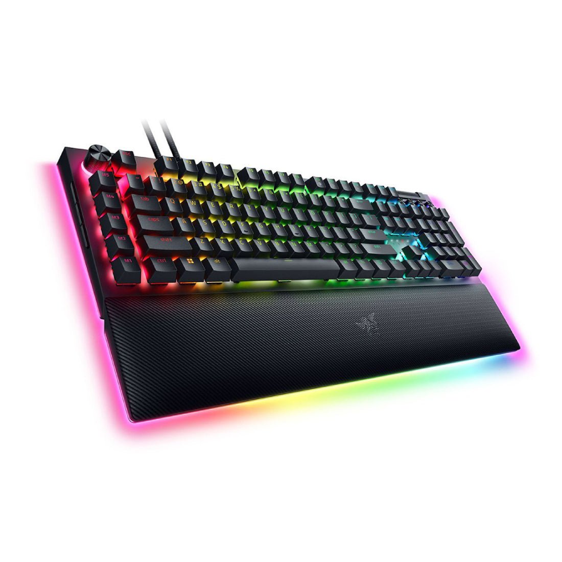 Razer BlackWidow V4 Pro Full Size RGB Wired Mechanical Gaming Keyboard Green Switch - Black - لوحة مفاتيح - Store 974 | ستور ٩٧٤