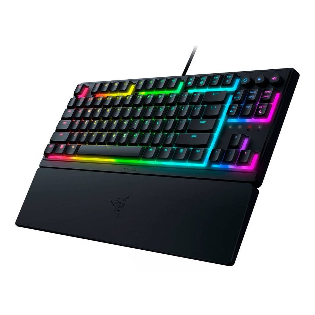Razer Ornata V3 Tenkeyless RGB Wired Mecha-Membrane Gaming Keyboard - Black - لوحة مفاتيح - Store 974 | ستور ٩٧٤