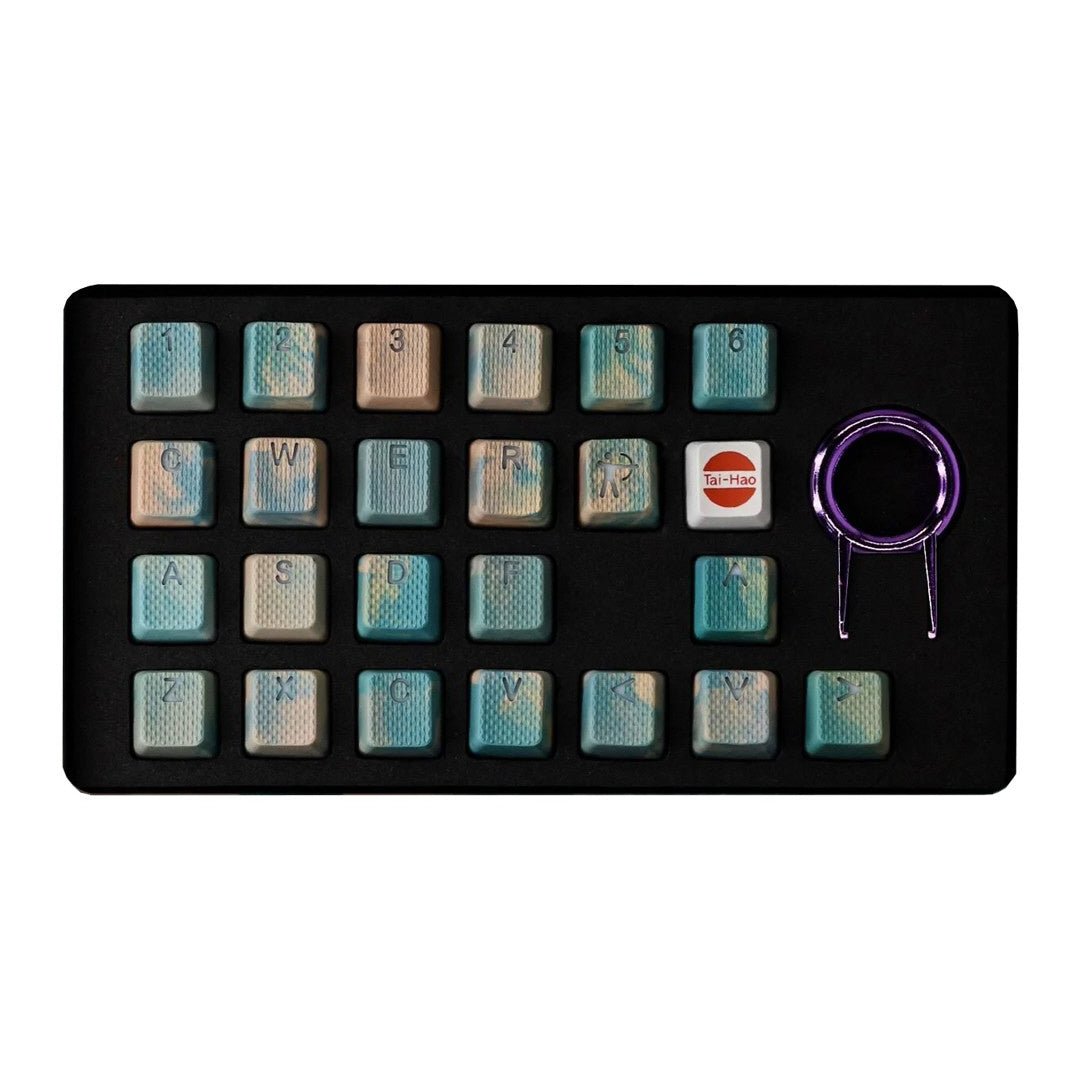 Tai-Hao Rubber Backlit Mark II Gaming Keycap - Green & Peach Camo - مفاتيح كيبورد Tai-Hao Rubber Backlit Mark II Gaming Keycap - Green & Peach Camo - مفاتيح كيبورد