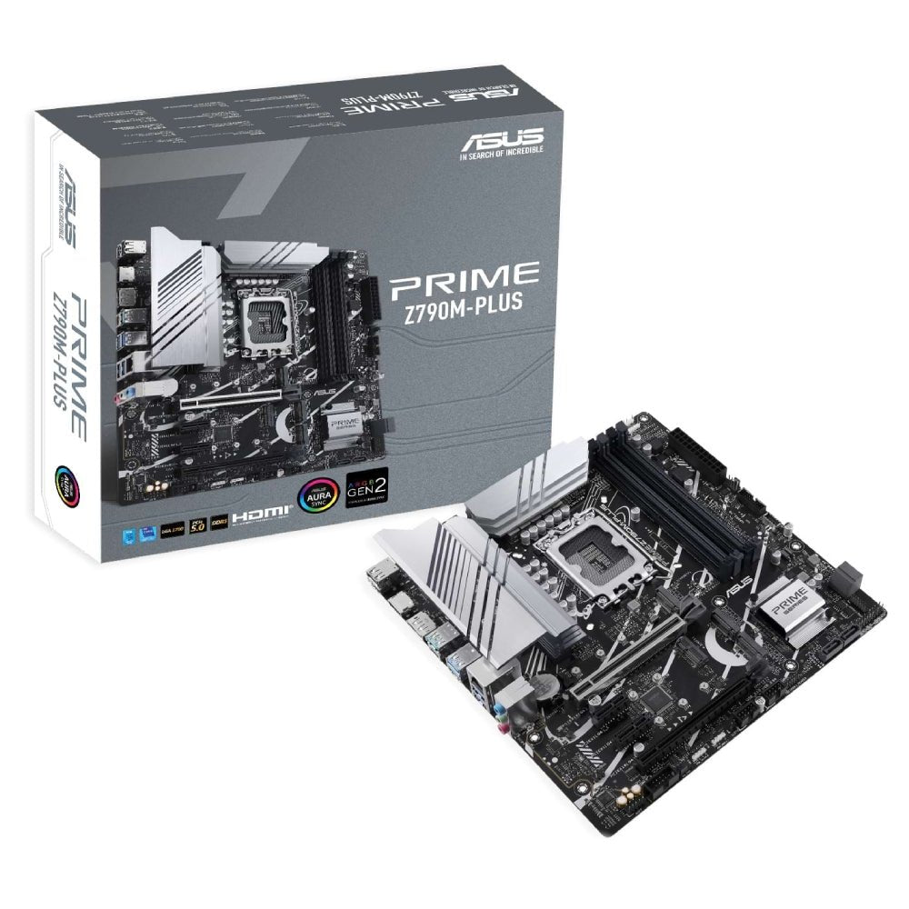 Asus Prime Z790M-Plus DDR5 LGA1700 Intel mATX Gaming Motherboard- اللوحة الأم - Store 974 | ستور ٩٧٤