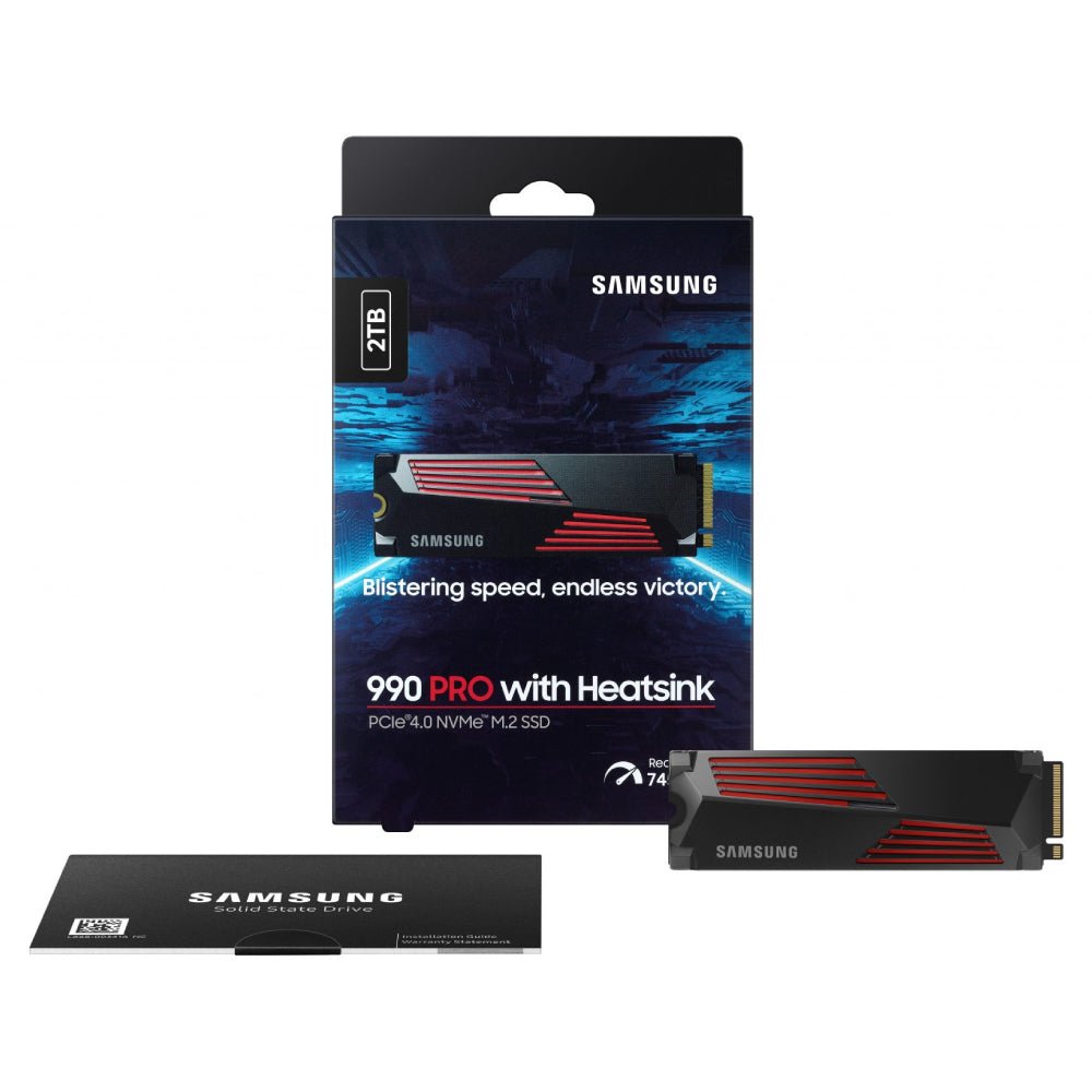 Samsung 990 PRO 2TB with Heatsink NVMe Gen 4 M.2 Internal SSD - مساحة تخزين - Store 974 | ستور ٩٧٤