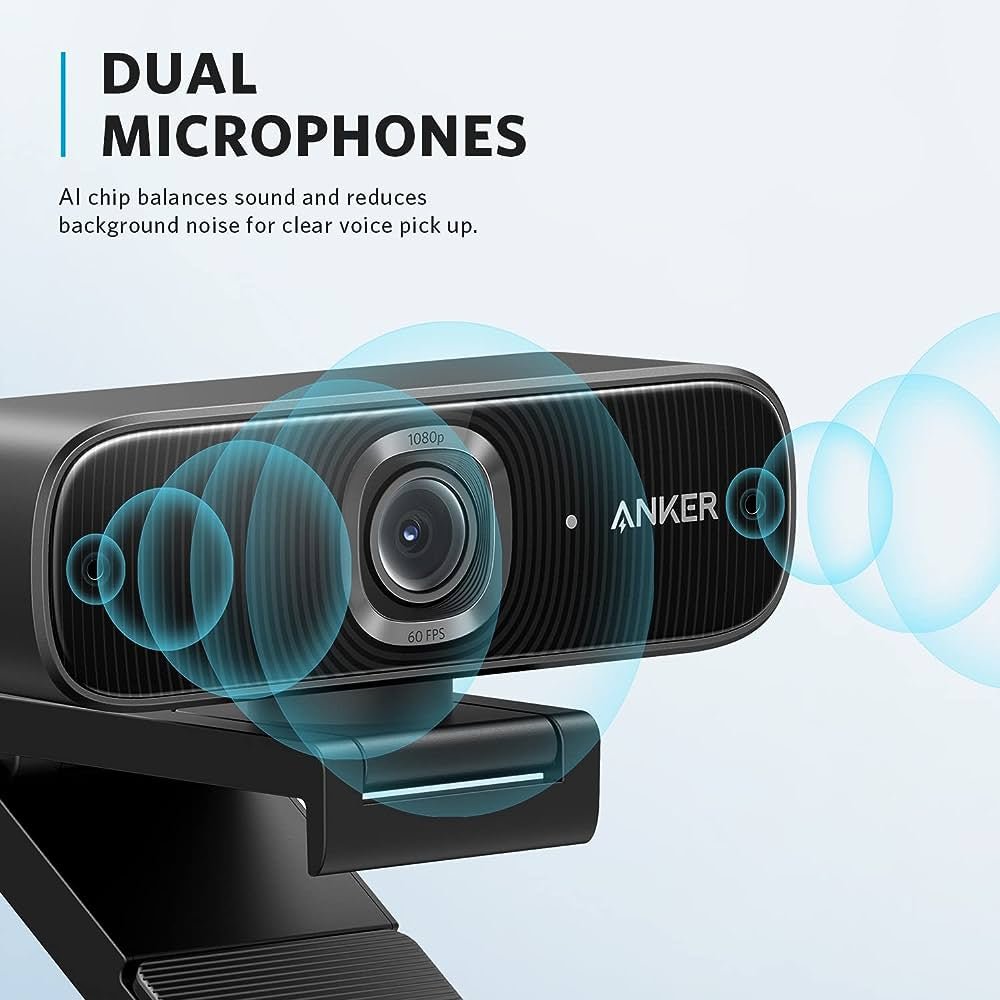 Anker Powercam Video Conference - Black - كاميرا - Store 974 | ستور ٩٧٤