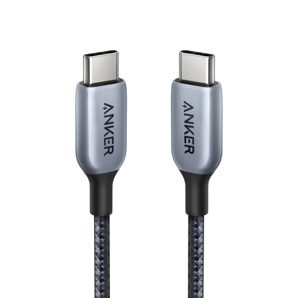 Anker 765 USB-C to USB-C 140W Nylon 1.8m Cable - Grey - شاحن - Store 974 | ستور ٩٧٤