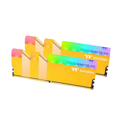 Thermaltake TOUGHRAM RGB D5 32GB (2x16GB) DDR5 5600MT/s C36 Memory - Metallic Gold - الذاكرة العشوائية