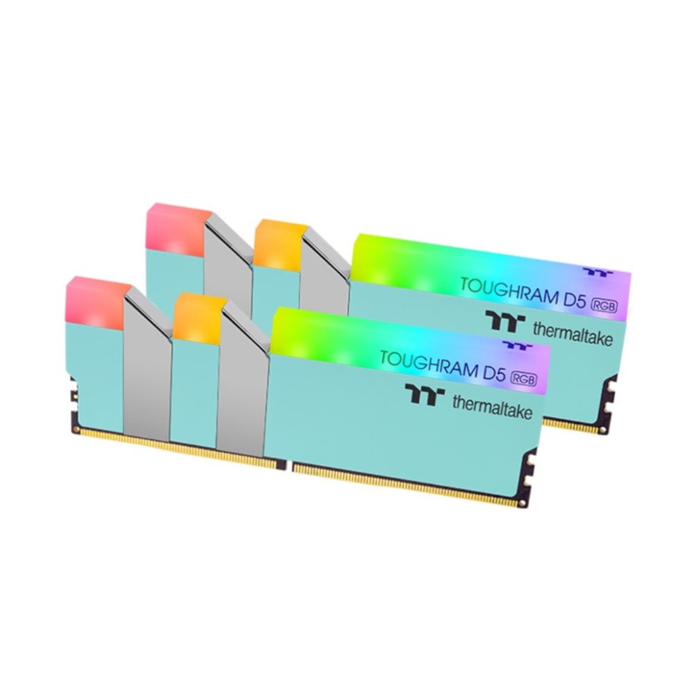 Thermaltake TOUGHRAM RGB D5 32GB (2x16GB) DDR5 5600MT/s C36 Memory - Turquoise - الذاكرة العشوائية - Store 974 | ستور ٩٧٤