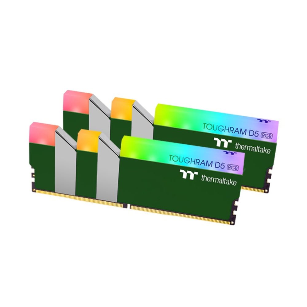 Thermaltake TOUGHRAM RGB D5 32GB (2x16GB) DDR5 5600MT/s C36 Memory - Racing Green - الذاكرة العشوائية - Store 974 | ستور ٩٧٤