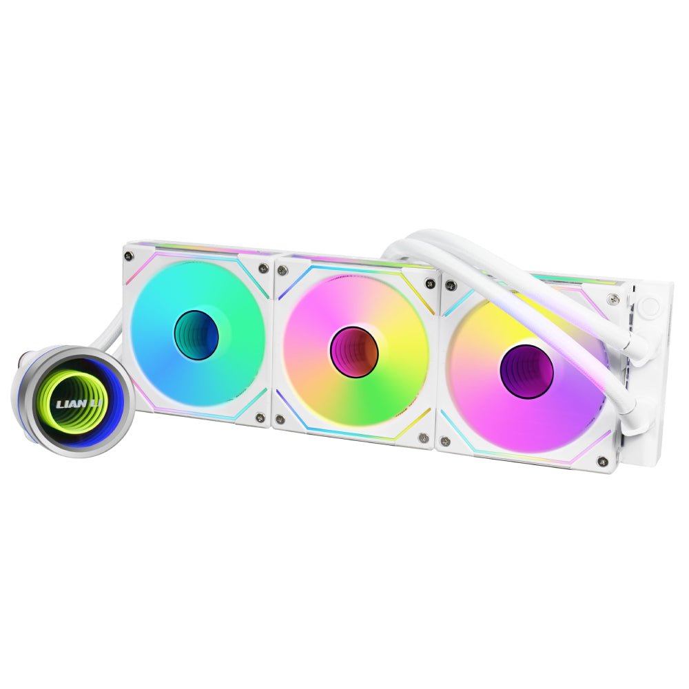 Lian Li Galahad II Trinity SL -INF 360mm RGB Liquid Cooler - White - Mamberd Lian Li Galahad II Trinity SL -INF 360mm RGB Liquid Cooler - White - Mamberd