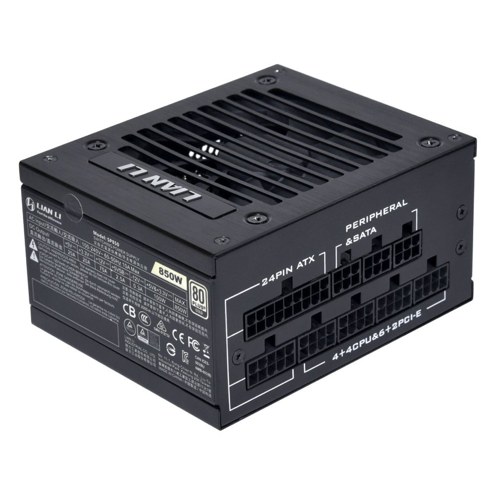 Lian Li SP850 Fully Modular 850W 80+ Gold SFX Power Supply - Black - مزود طاقة - Store 974 | ستور ٩٧٤