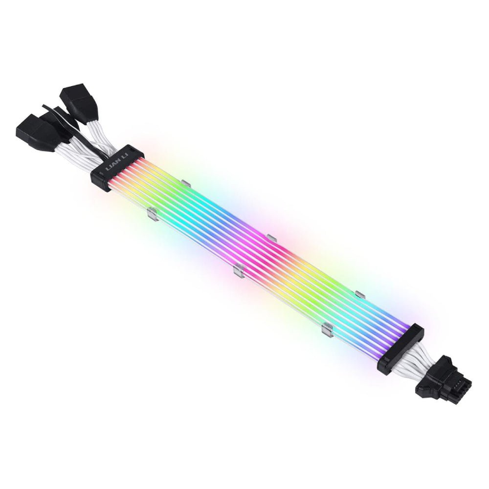 Lian Li Strimer Plus V2 12VHPWR إلى امتداد 3x8pin 335mm - إضaءة Lian Li Strimer Plus V2 12VHPWR إلى امتداد 3x8pin 335mm - إضaءة