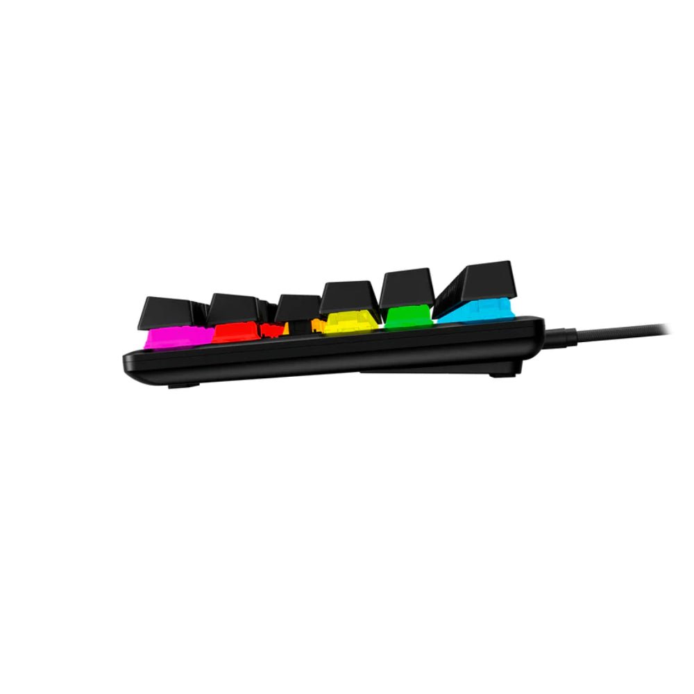 أصول Hyperx Alloy Core PBT RGB لوحة مفاتيح ألعاب ميكانيكية سلك أصول Hyperx Alloy Core PBT RGB لوحة مفاتيح ألعاب ميكانيكية سلك