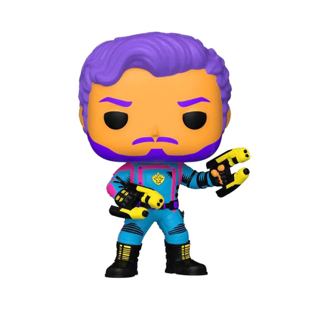 Funko Pop! Marvel: Guardian of the Galaxy 3 - Star-Lord (BLKLT)(Exc) #1240 - دمية - Store 974 | ستور ٩٧٤