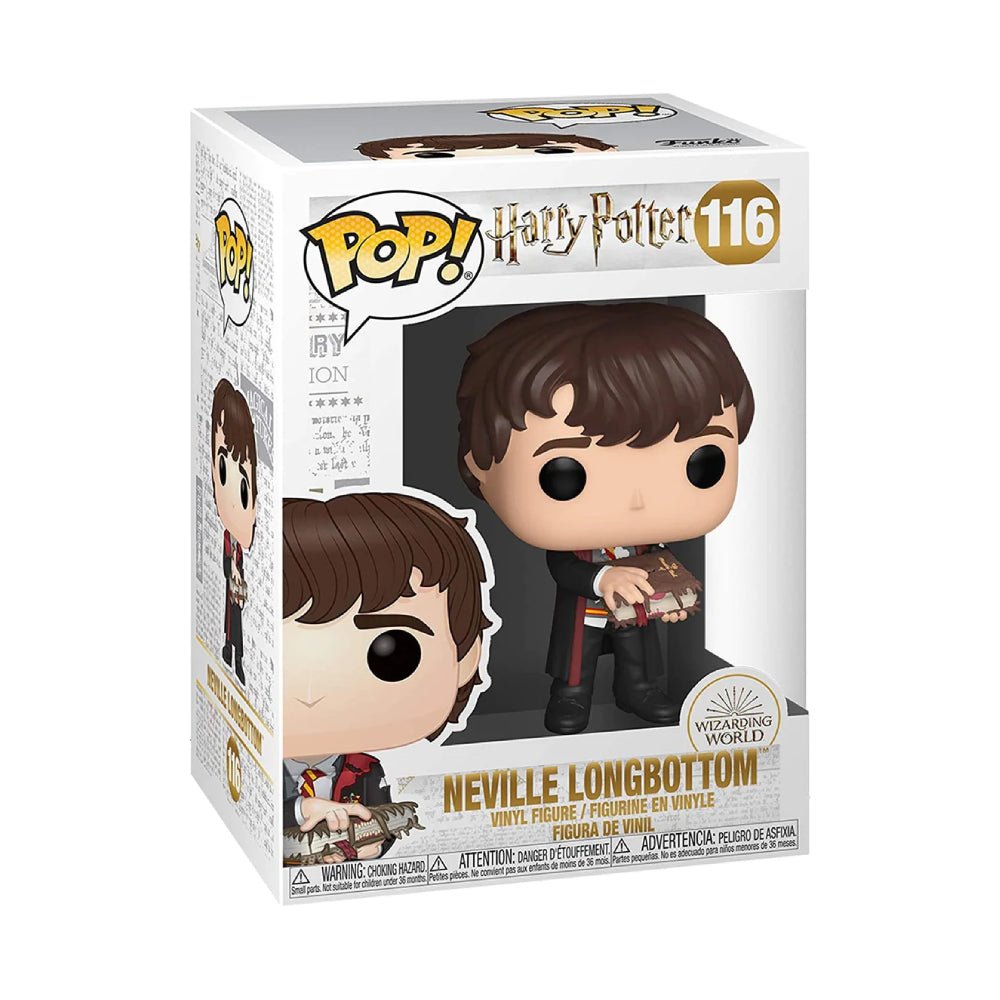 Funko Pop! Movies: Harry Potter - Neville Longbottom w/Monster Book #116 - دمية - Store 974 | ستور ٩٧٤