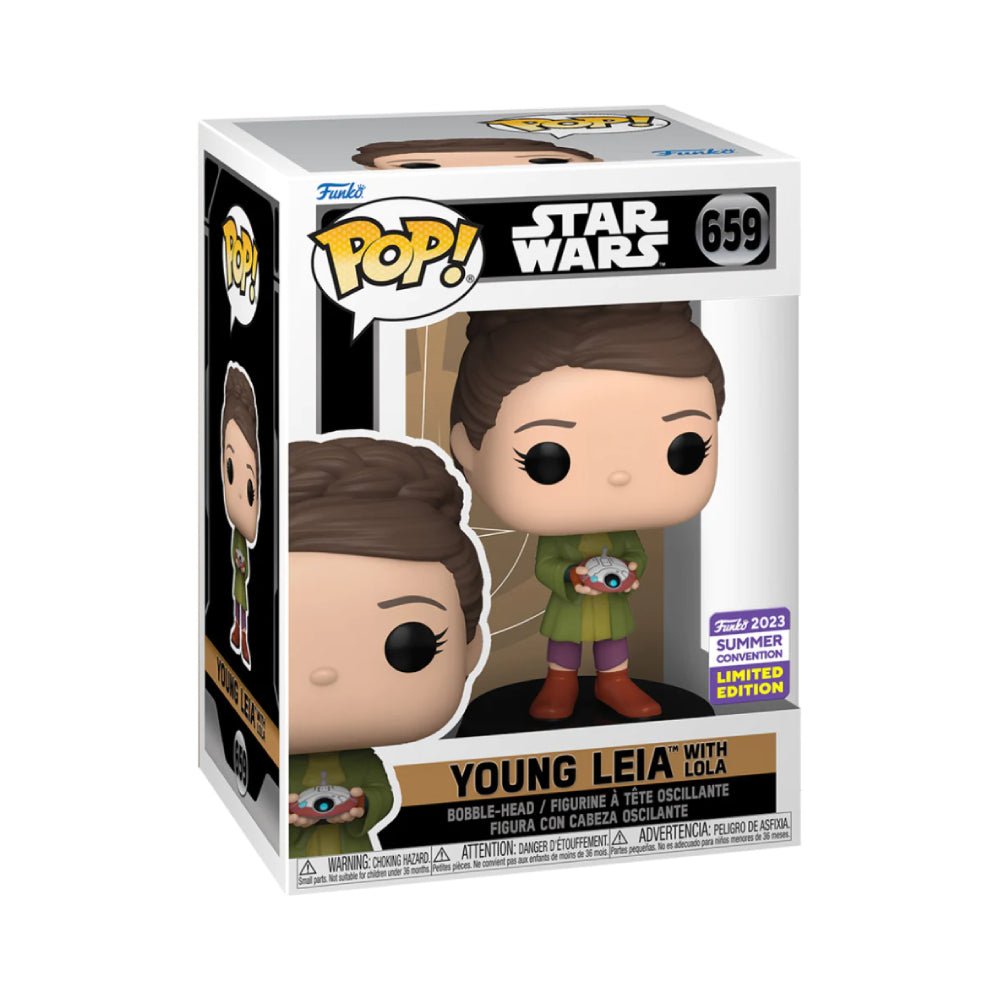 Funko Pop! Star Wars: Princess Leia with Lola (SDCC'23) #659 - دمية - Store 974 | ستور ٩٧٤