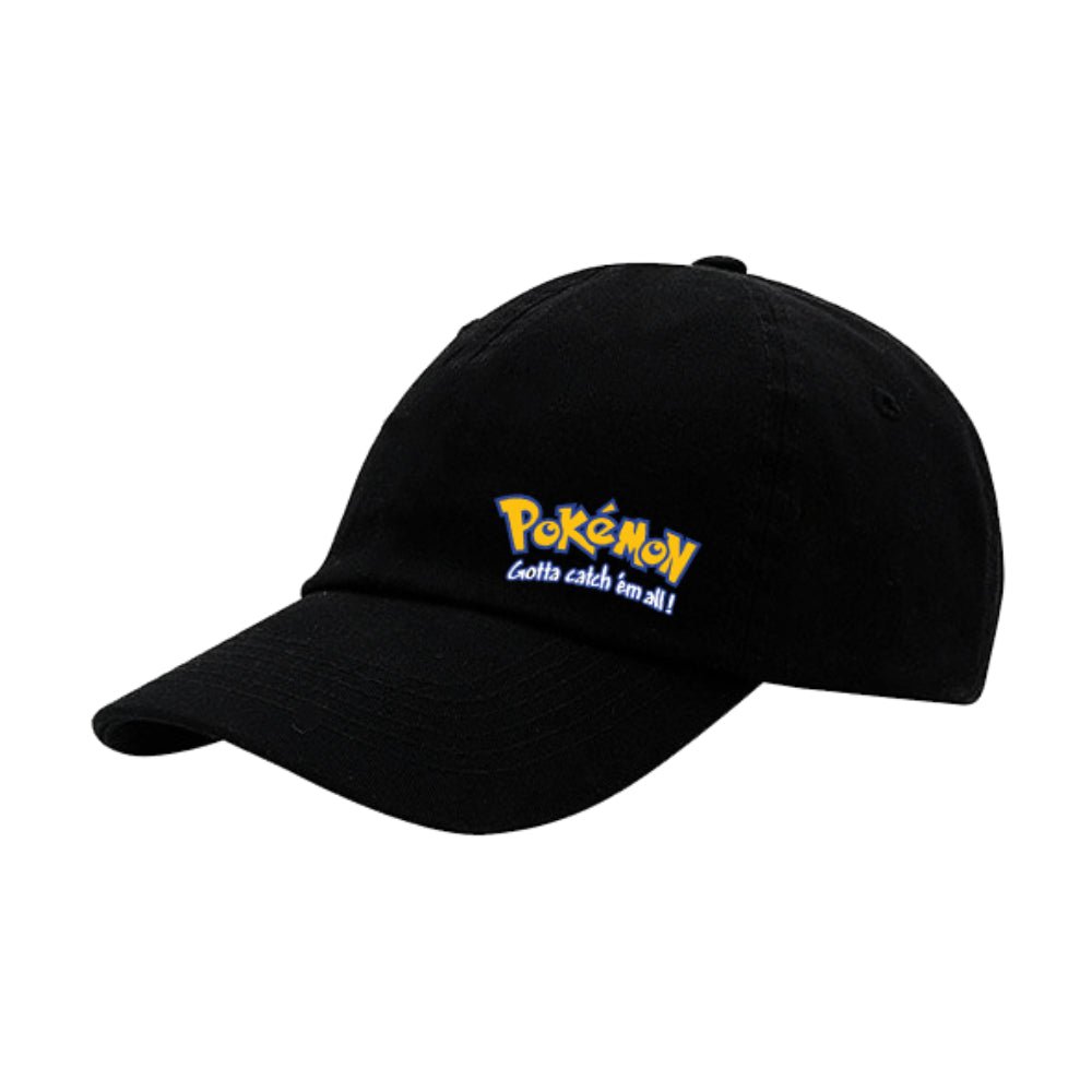 Paperboi Pokemon Cap - Black - قبعة Paperboi Pokemon Cap - Black - قبعة