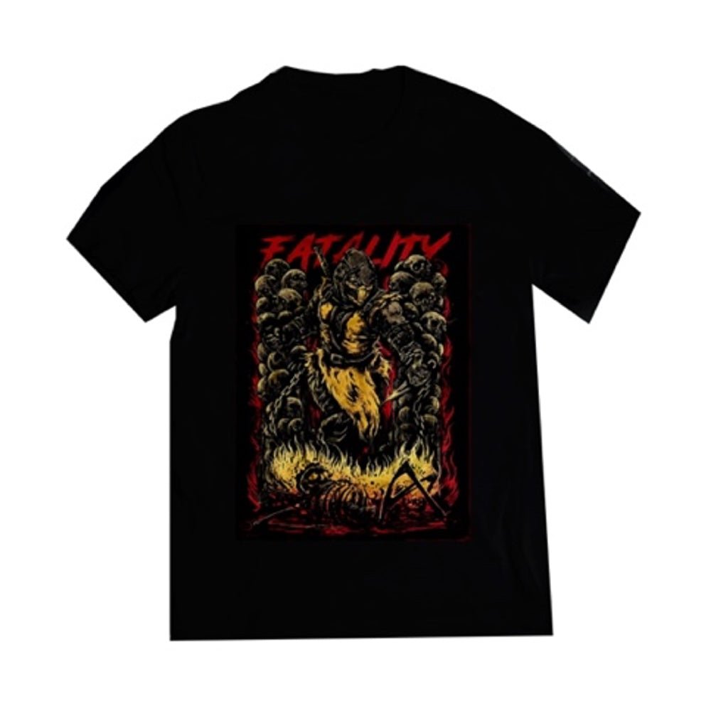 Paperboi Fatality Mortal Kombat T-shirt - Black - قميص - Store 974 | ستور ٩٧٤