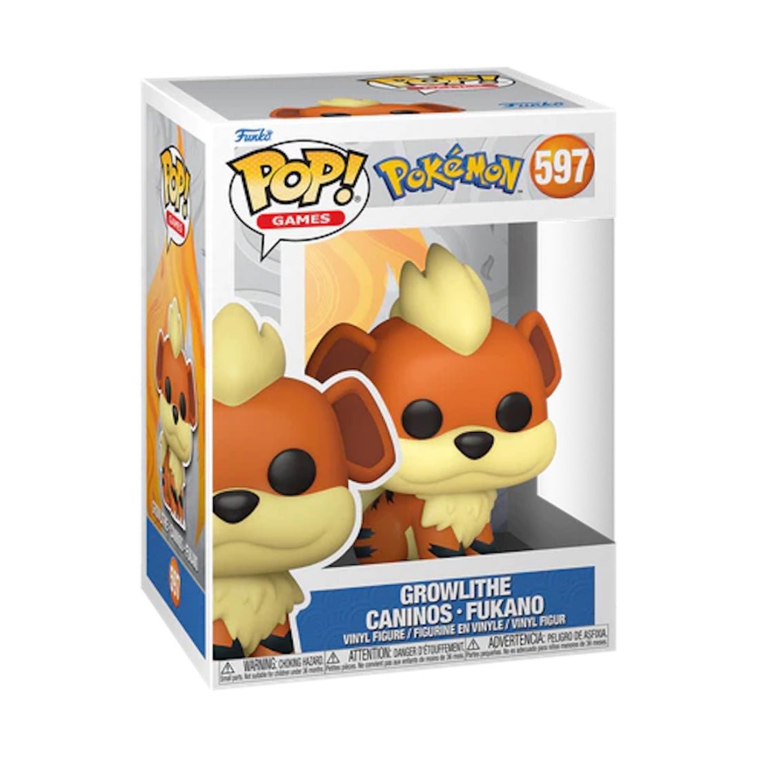 Funko Pop! Games: Pokemon - Growlithe (EMEA) - #597 - مجسم - Store 974 | ستور ٩٧٤