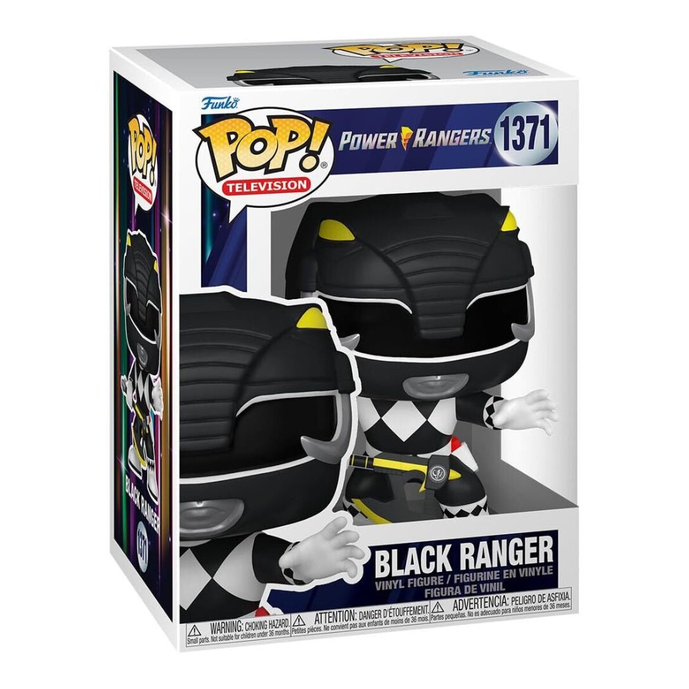 Funko Pop! Tv: Mighty Morphin Power Ranger 30th - Black Ranger - #1371 - مجسم - Store 974 | ستور ٩٧٤