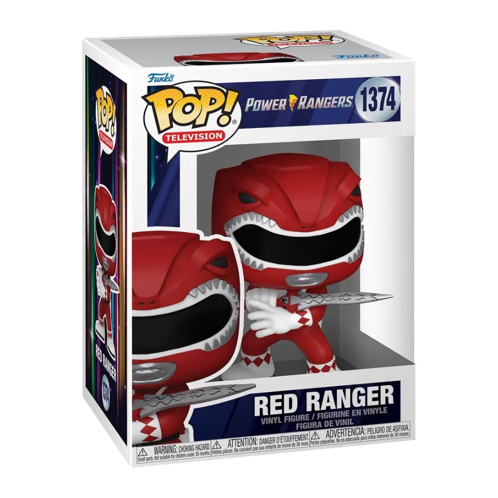 Funko Pop! Tv: Mighty Morphin Power Ranger 30th - Red Ranger - #1374 - مجسم - Store 974 | ستور ٩٧٤
