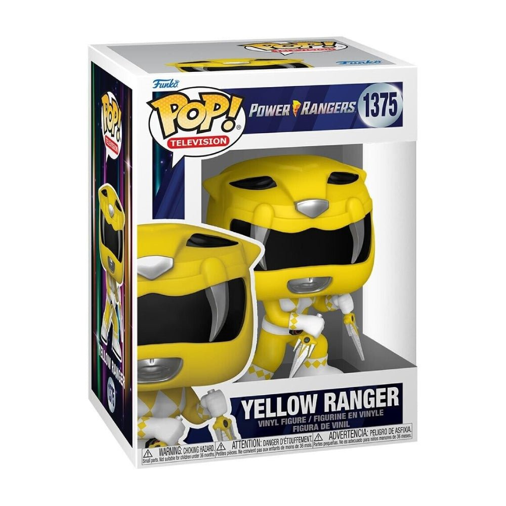 Funko Pop! Tv: Mighty Morphin Power Ranger 30th - Yellow Ranger - #1375 - مجسم - Store 974 | ستور ٩٧٤