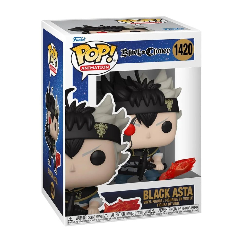 Funko Pop! Animation: Black Clover - Black Asta - #1420 - مجسم - Store 974 | ستور ٩٧٤