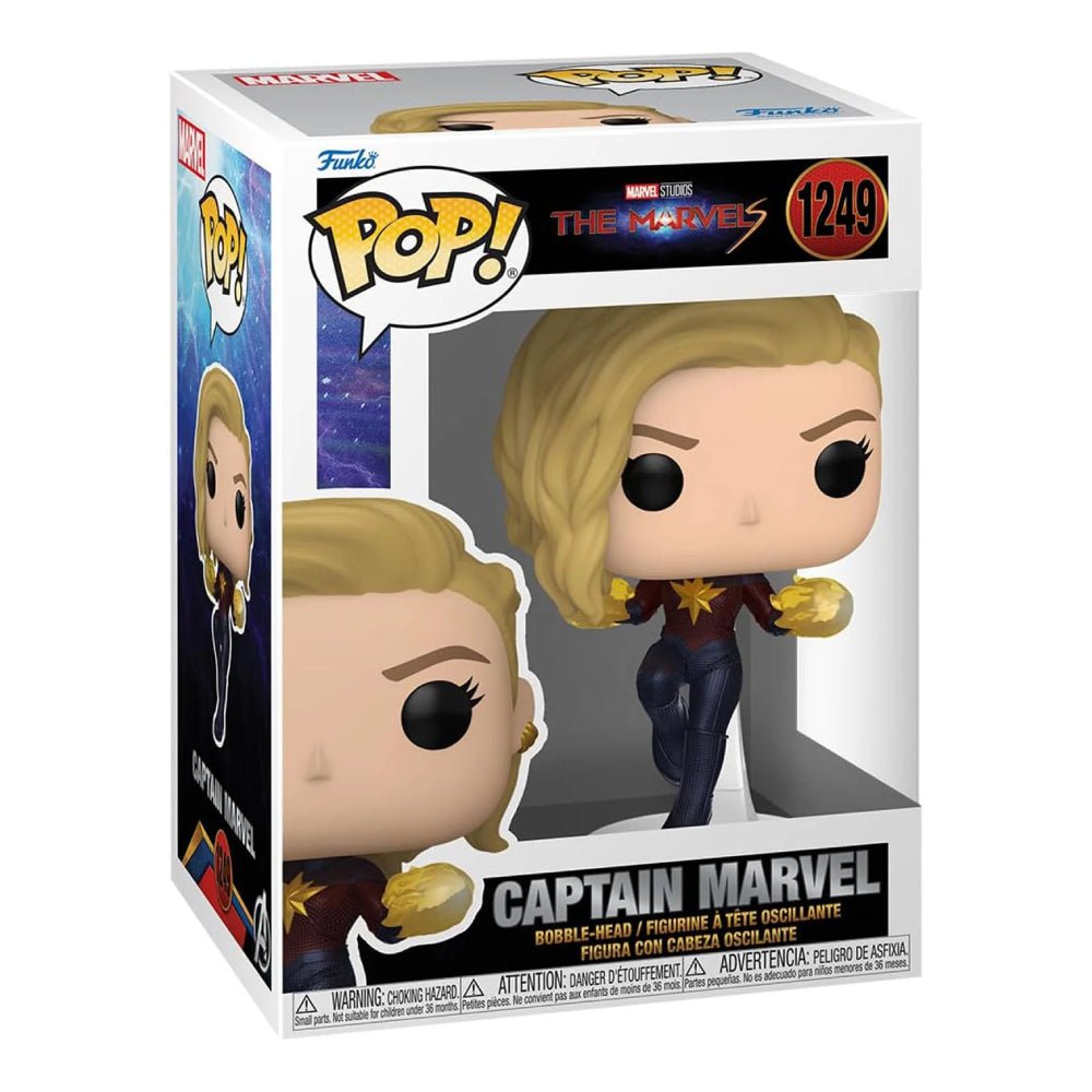 Funko Pop! Marvel: The Marvels - Captain Marvel - #1249 - مجسم - Store 974 | ستور ٩٧٤