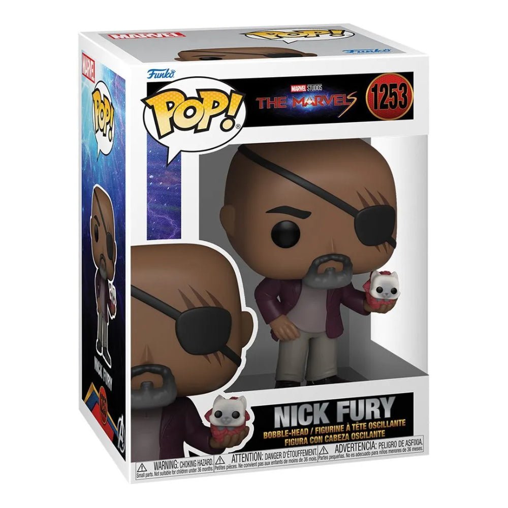 Funko Pop! Marvel: The Marvels - Nick Fury - #1253 - مجسم Funko Pop! Marvel: The Marvels - Nick Fury - #1253 - مجسم