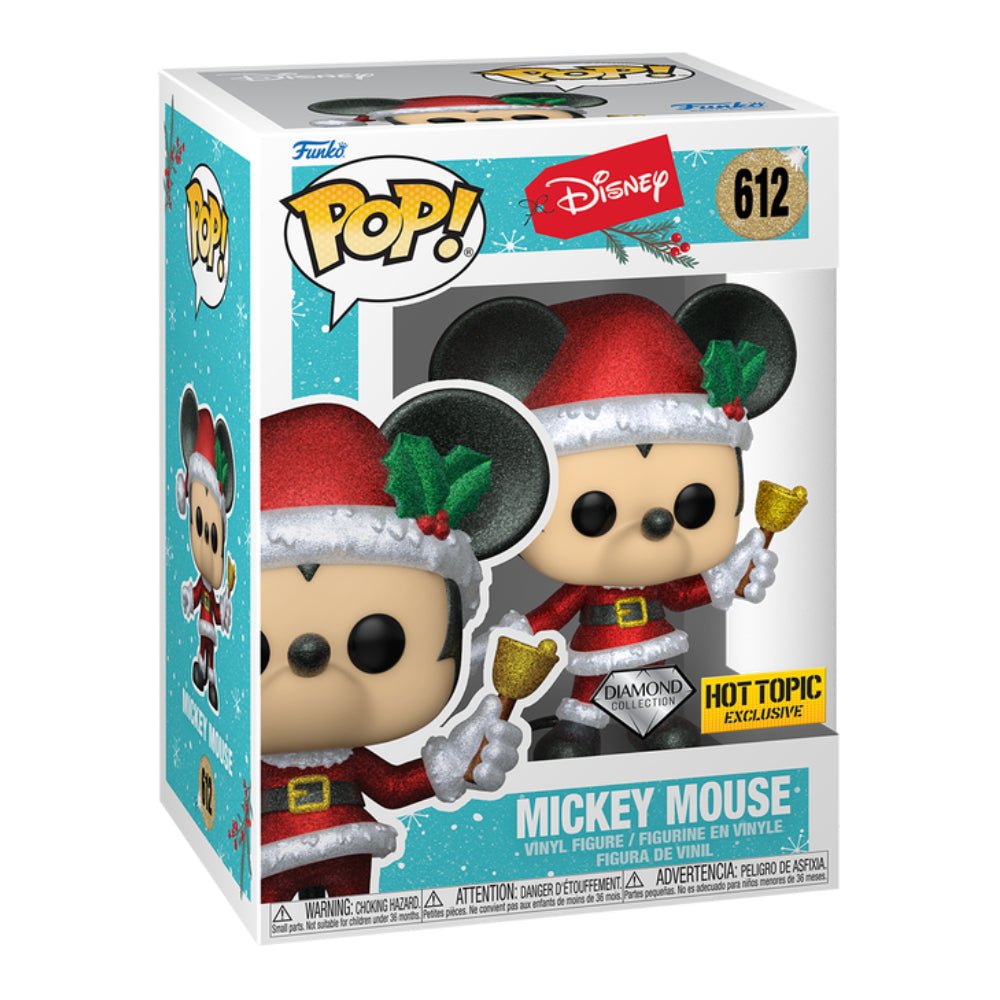 Funko Pop! Disney: Holiday - Mickey Mouse (DGLT)(Exc) - #612 - مجسم - Store 974 | ستور ٩٧٤
