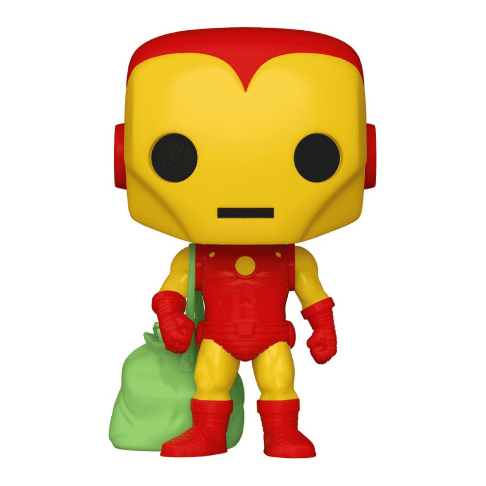 Funko Pop! Marvel: Holiday - Iron Man with Bag - #1282 - مجسم - Store 974 | ستور ٩٧٤