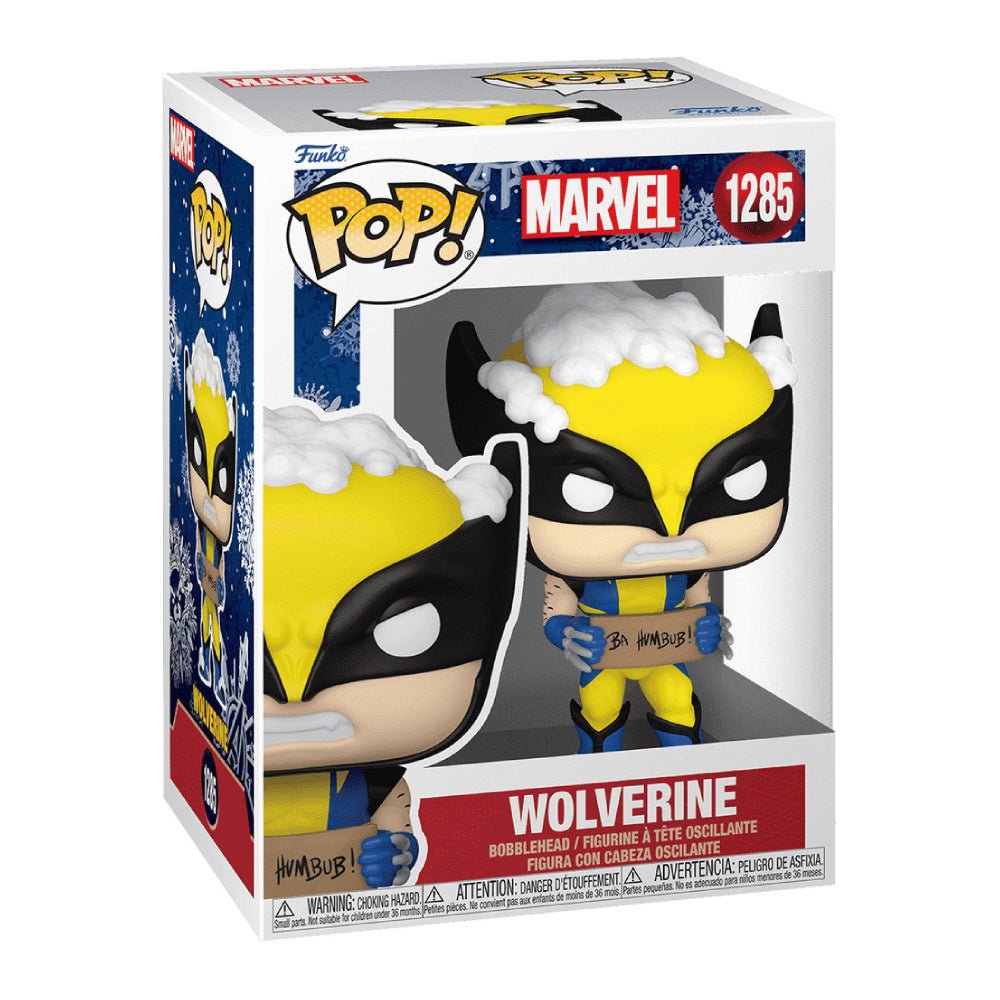 Funko Pop! Marvel: Holiday - Wolverine w/ Sign - #1285 - مجسم - Store 974 | ستور ٩٧٤