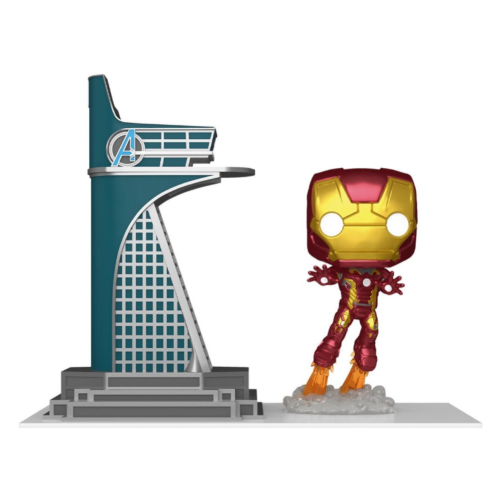Funko Pop Town! Marvel: Avengers 2 - Avengers Tower with Iron Man (Exc) - #35 - مجسم - Store 974 | ستور ٩٧٤