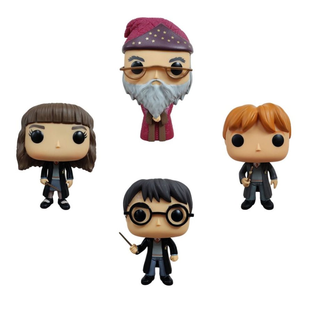 Funko Pop! Harry Potter: Harry Potter 4 Pack (Exc) - مجسم - Store 974 | ستور ٩٧٤