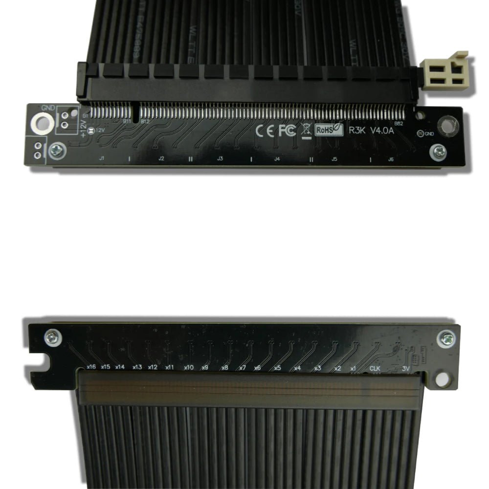 PCI-E 4.0 Riser Cable for Densium Cases - R33JK-BK - كابل - Store 974 | ستور ٩٧٤