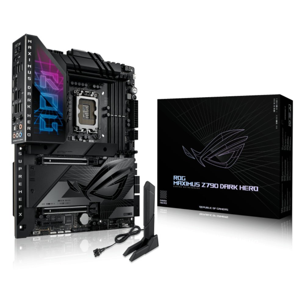 Asus ROG Maximus Z790 Dark Hero WIFI DDR5 LGA1700 Intel ATX Gaming Motherboard - اللوحة الأم - Store 974 | ستور ٩٧٤