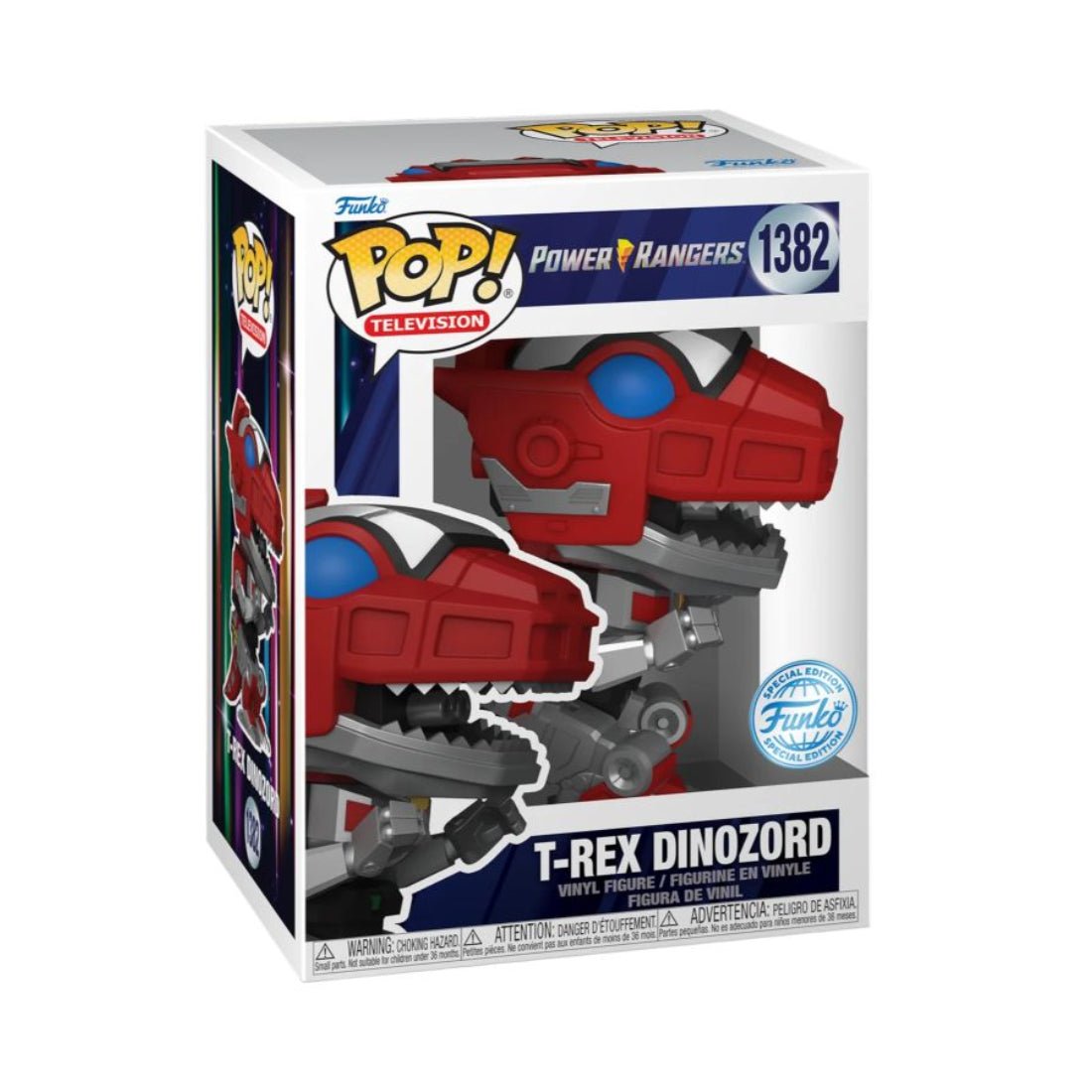 Funko Pop! Tv: Mighty Morphin Power Ranger 30th - Red Zord (Exc) #1382 - دمية - Store 974 | ستور ٩٧٤