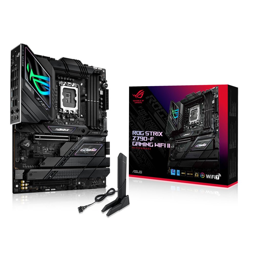 Asus ROG Strix Z790-E Gaming WIFI II DDR5 LGA1700 Intel ATX Gaming Motherboard- اللوحة الأم - Store 974 | ستور ٩٧٤