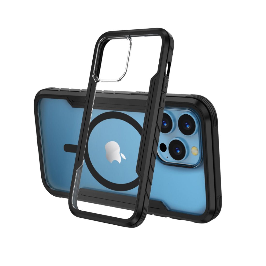 OFKOZ iPhone 15 Magnetic case (Silicone+Standard) - iPhone 15 Plus - Black - أكسسوار OFKOZ iPhone 15 Magnetic case (Silicone+Standard) - iPhone 15 Plus - Black - أكسسوار