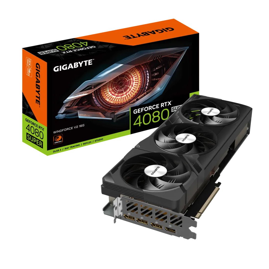 Gigabyte GeForce RTX 4080 Super Windforce V2 16GB GDDR6X Graphics Card - كرت الشاشة - Store 974 | ستور ٩٧٤