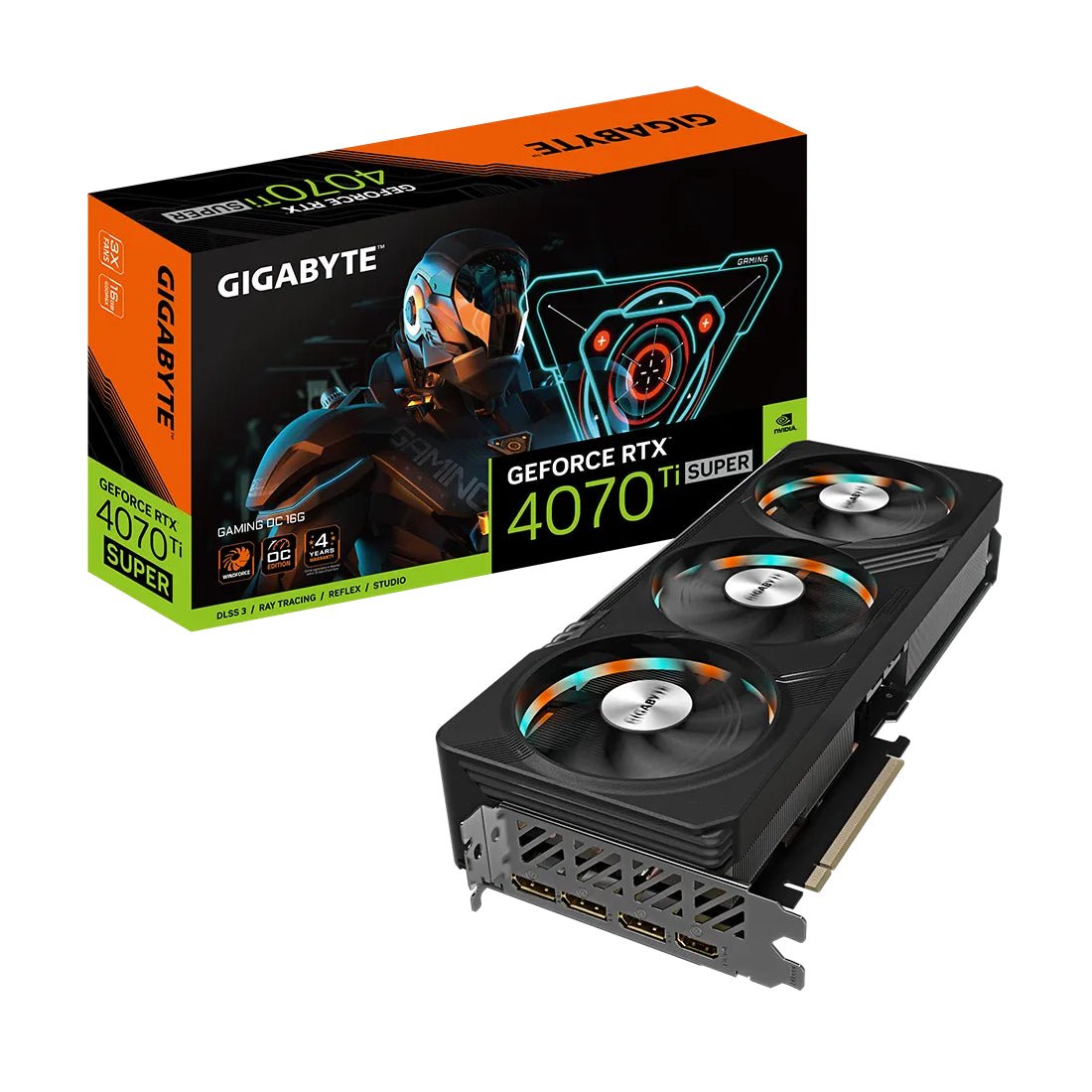 Gigabyte GeForce RTX 4070 Ti Super Gaming OC 16GB GDDR6X Graphics Card - كرت الشاشة - Store 974 | ستور ٩٧٤