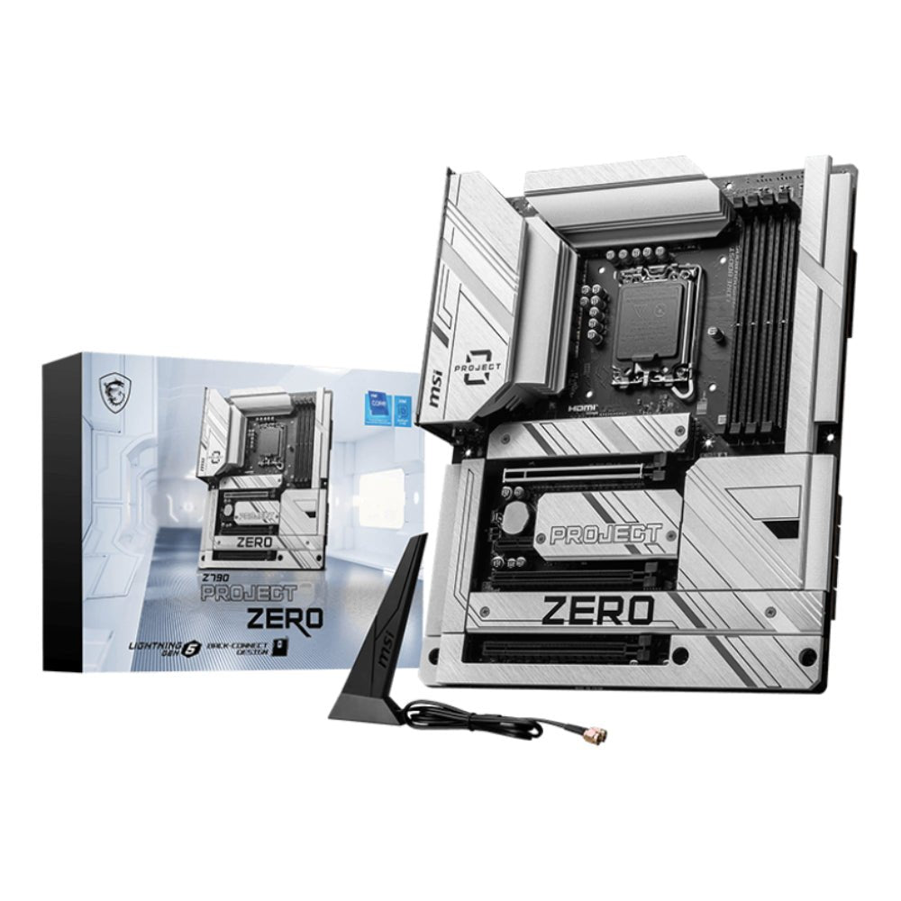 MSI Z790 Project Zero Wi-Fi DDR5 LGA 1700 ATX Gaming Motherboard - لوحة أم - Store 974 | ستور ٩٧٤