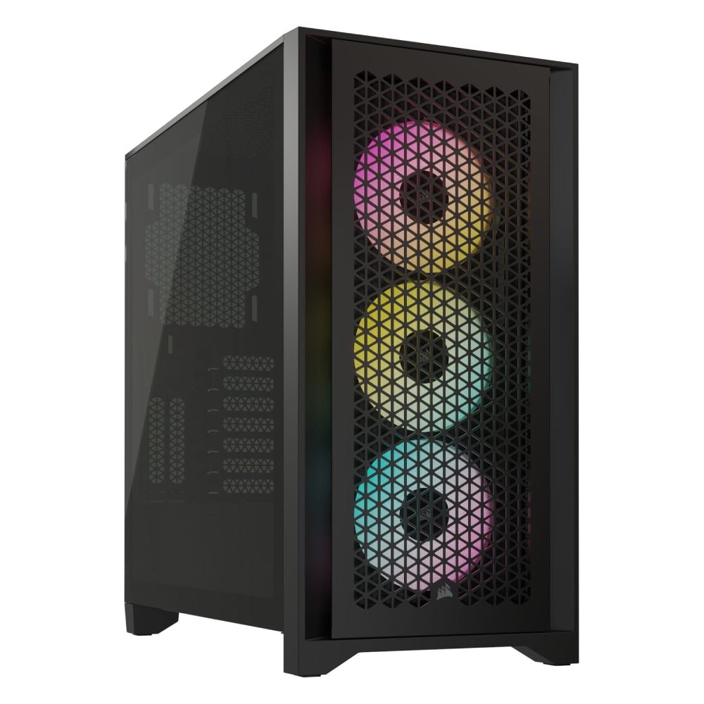 Corsair iCUE 4000D RGB AirFlow Tempered Glass Mid-Tower Case - Black - صندوق - Store 974 | ستور ٩٧٤