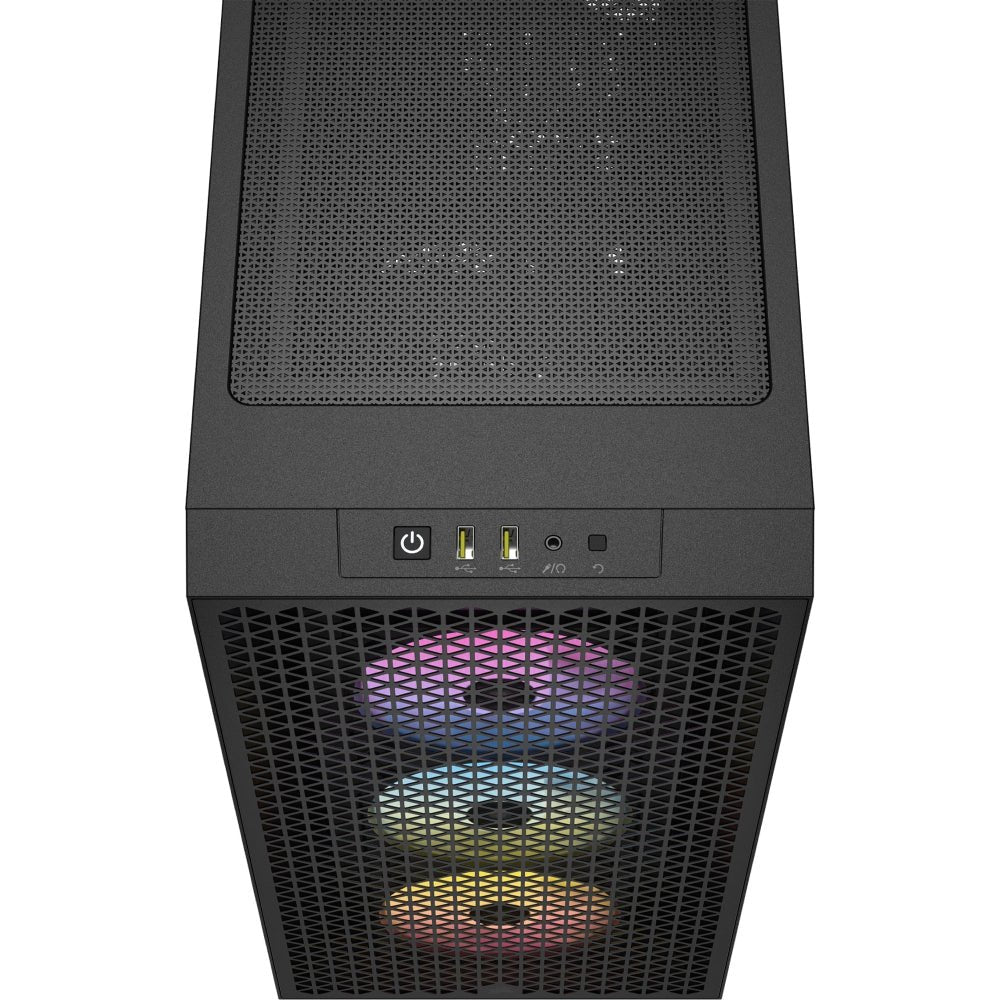 Corsair 3000D RGB Tempered Glass Mid-Tower PC Case - Black - صندوق - Store 974 | ستور ٩٧٤