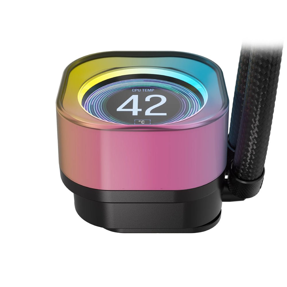 Corsair iCUE Link H100i LCD AIO 240mm Liquid CPU Cooler Black