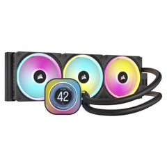 Corsair iCUE Link H150i LCD AIO 360mm Liquid CPU Cooler - Black - مبرد