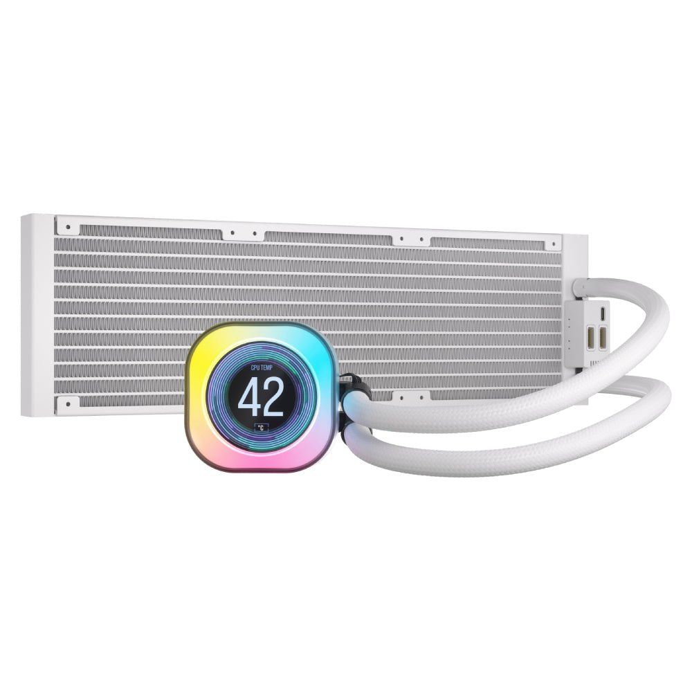 PCパーツ用工具 iCUE LINK H150i LCD WHITE iCUE LINK H150i LCD Liquid CPU Cooler, White