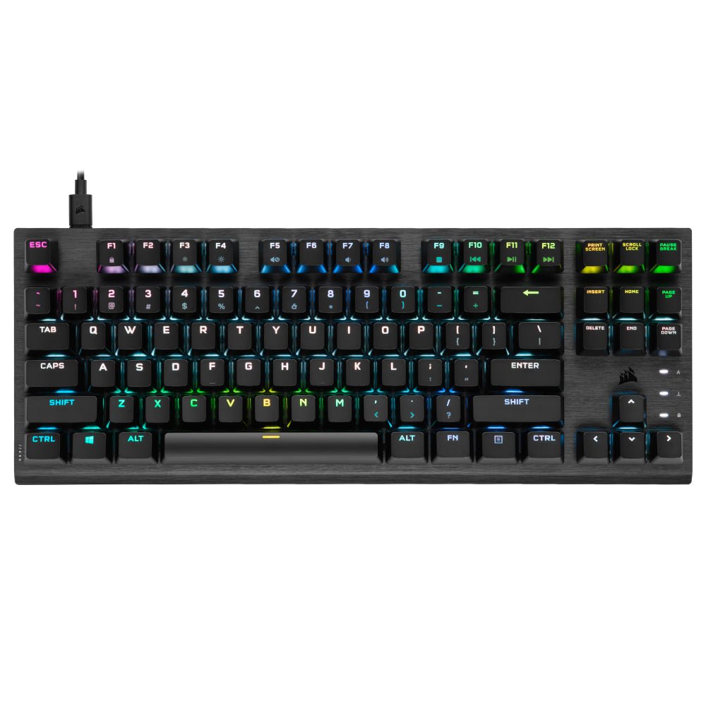 Corsair K60 PRO TKL RGB Optical-Mechanical Gaming Keyboard (AR) - OPX Switch - لوحة مفاتيح - Store 974 | ستور ٩٧٤