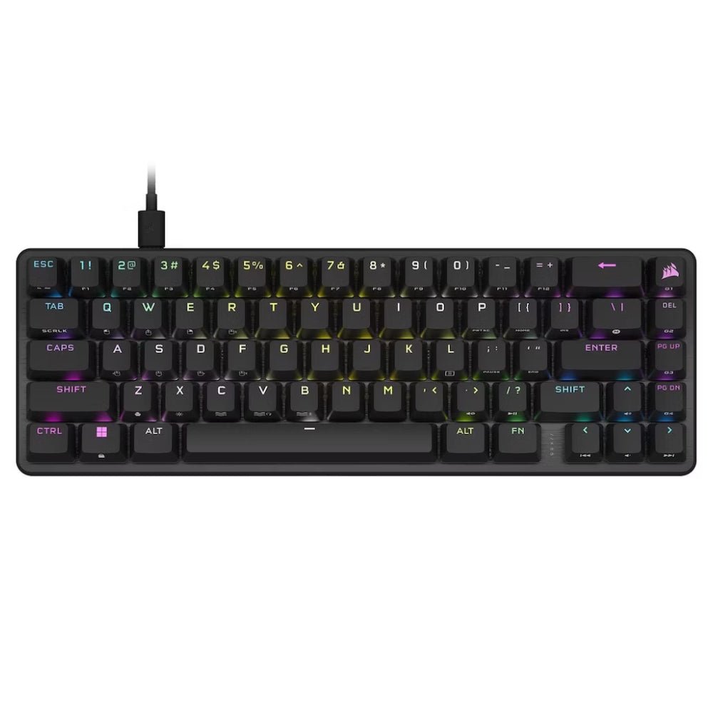 Corsair K65 Pro Mini RGB 65% Optical-Mechanical Gaming Keyboard - OPX Silver Switch - لوحة مفاتيح Corsair K65 Pro Mini RGB 65% Optical-Mechanical Gaming Keyboard - OPX Silver Switch - لوحة مفاتيح
