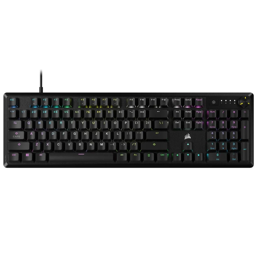 Corsair K70 Core RGB Mechanical Gaming Keyboard - Black - لوحة مفاتيح Corsair K70 Core RGB Mechanical Gaming Keyboard - Black - لوحة مفاتيح