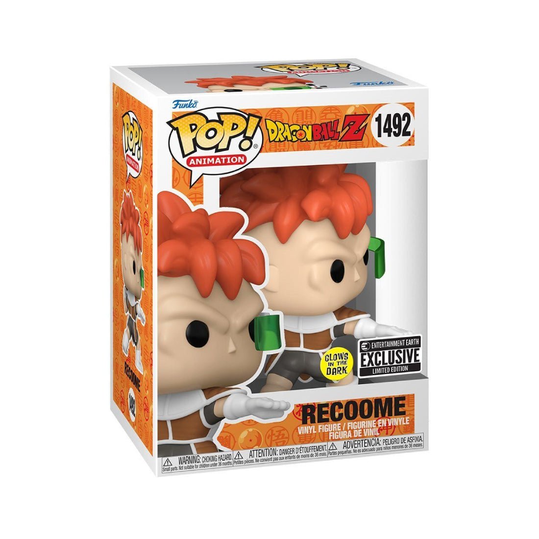 Funko Pop! Animation: Dragon Ball Z S10 - Recoome (GW)(Exc) #1492 - دمية Funko Pop! Animation: Dragon Ball Z S10 - Recoome (GW)(Exc) #1492 - دمية